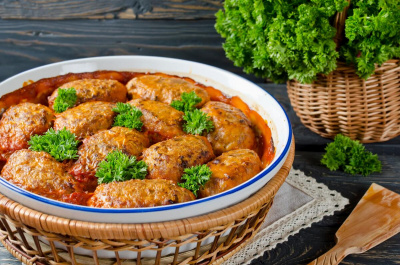 Ленивые голубцы в духовке Ленивые голубцы в духовке